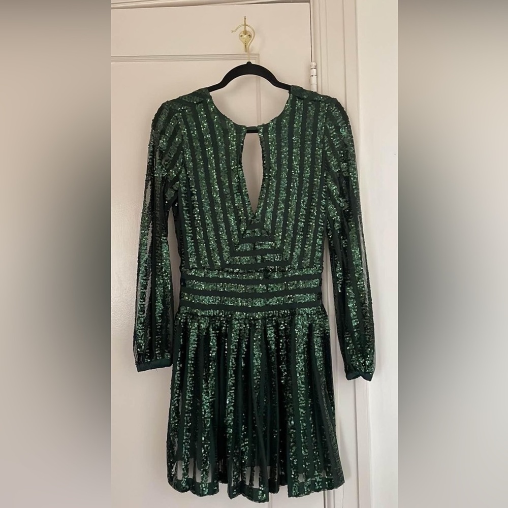 Anthropologie sequin party dress